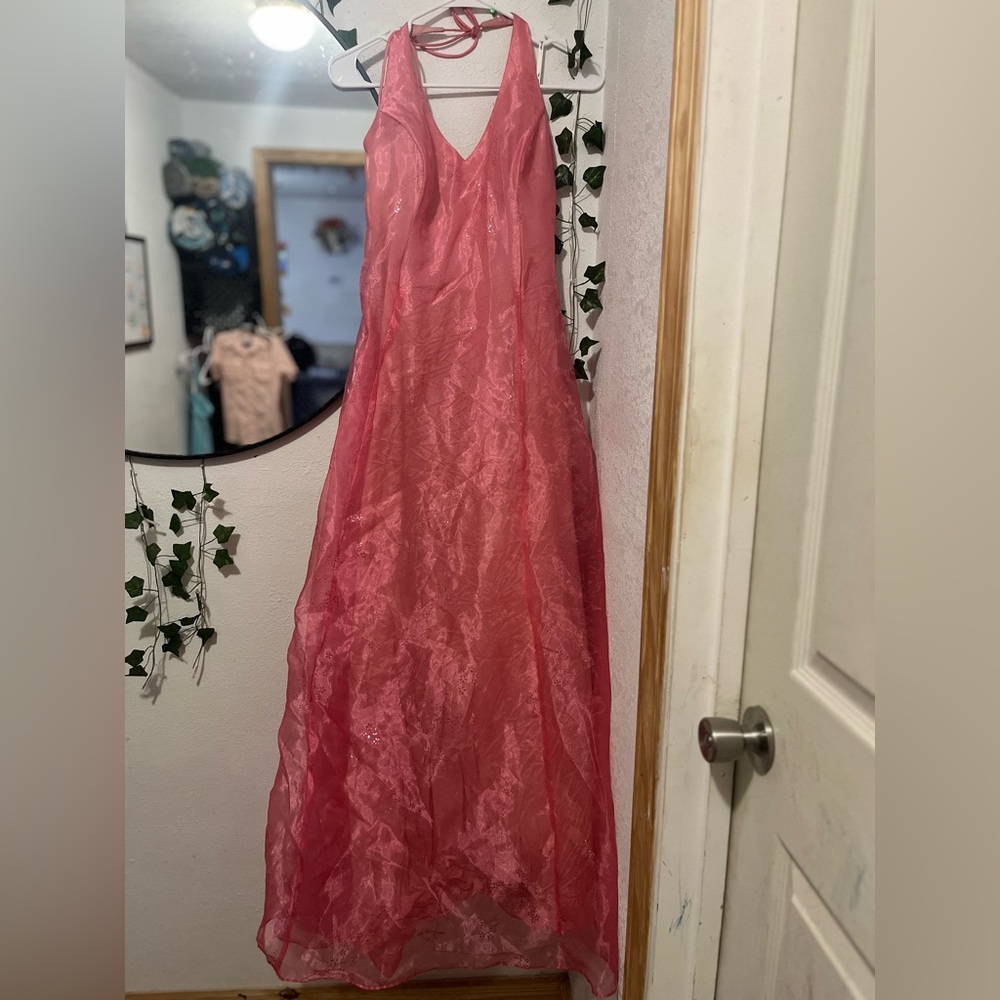 Glittery prom dress